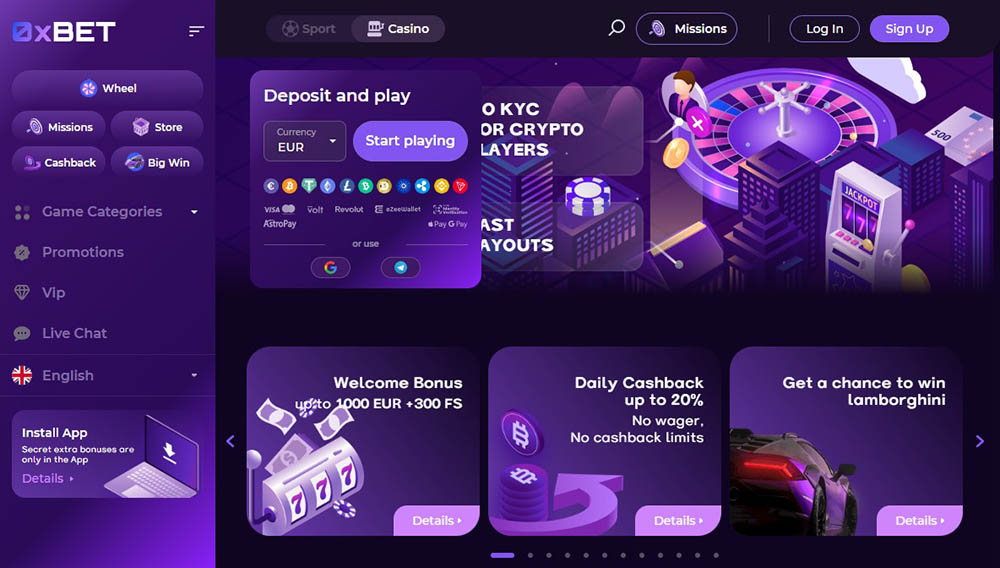 0x bet casino zonder cruks