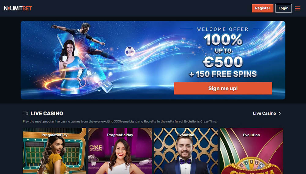 NoLimiteBet casino zonder cruks